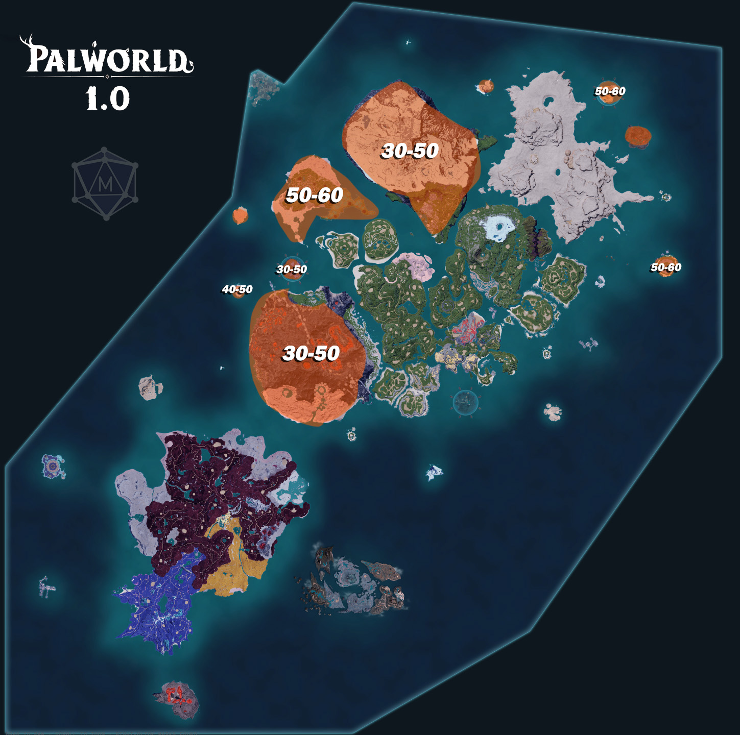 Palworld 10 Map Per Level 